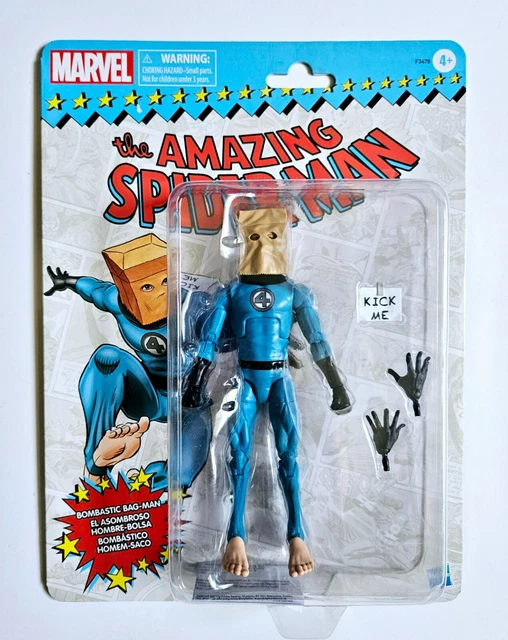 Hasbro Marvel the Amazing Spider-Man Bombastic Bag-Man 6” Action Figure NEW