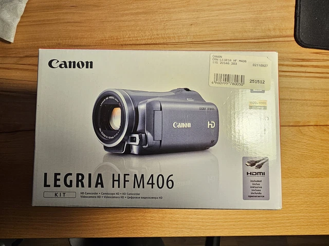 CANON LEGRIA HF M406 Camcorder/Videokamera (ohne Akku; without battery ...