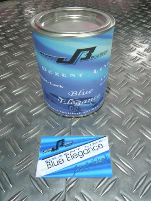 "Blue Elegance" Das Original / VIP- Effektlack JB Dezent Line KFZ blau Autolack