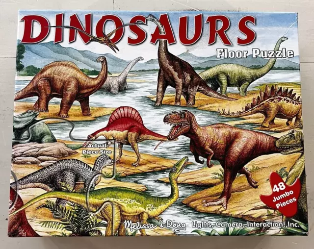 Melissa & Doug 48" Dinosaurs Floor Puzzle