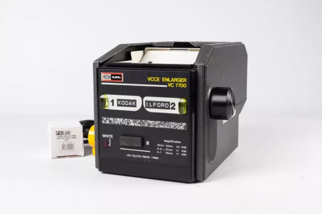 Cabezal multigrado en B&W LPL VC 7700 para ampliadores LPL 7700.  Cabeza multigrado RARA.
