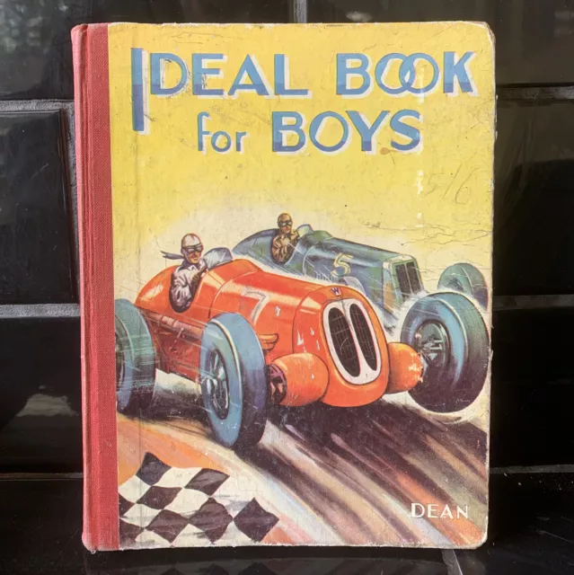 IDEAL BOOK FOR BOYS by DEAN 1950 Hardcover vintage Book