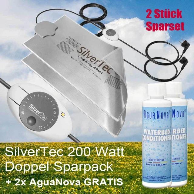 2x letto ad acqua riscaldamento TBD SilverTec 200W analogico + balsamo gratuito 2x 125ml