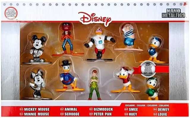 Disney Nano Metalfigs Die-Cast Metal Mini-Figures Wave 2 10-Pack