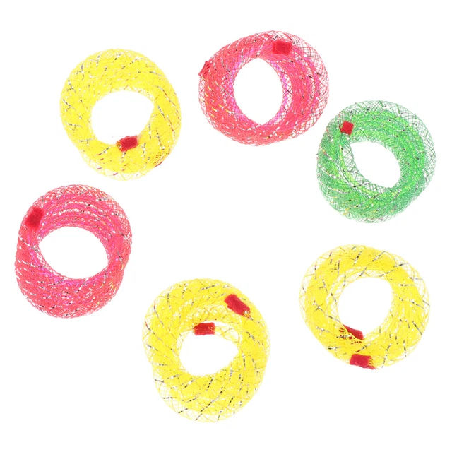 6 Pcs Spring Toy Cat Coils Pet Biting Kitten Teaser Concentrate