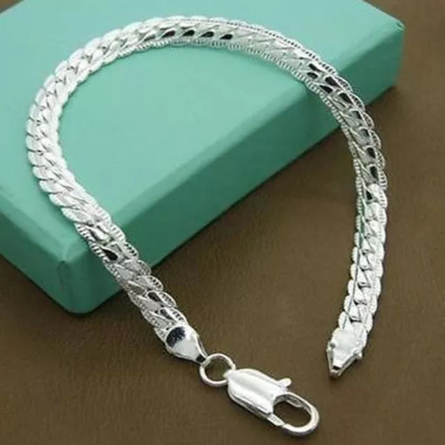 5mm 925 Silver Special Men Women Bracelet Bangle Wholesale Jewelry Gift