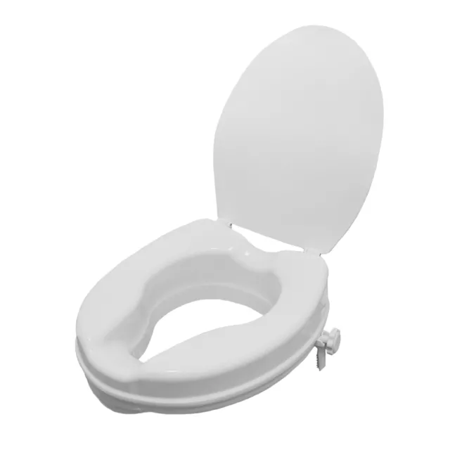 Siège de Toilette Toilettenaufsatz Rehausseur pour Wc 10 CM 180 KG Minist