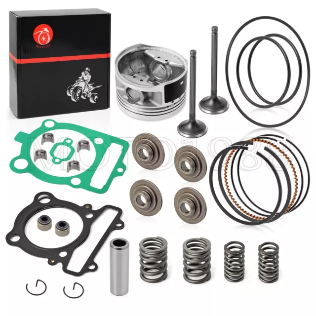 Cylinder Intake Exhaust Valve Gasket Kit for Yamaha Wolverine 350 YFM350X 95-09
