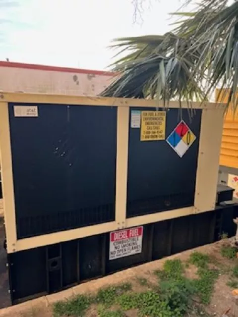 2011 50KW Kohler quiet enclosed diesel single phase generator.