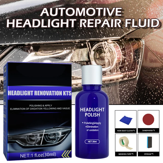 30ml Auto Scheinwerfer Linse Restaurierung Reparatursatz Politur Reiniger q