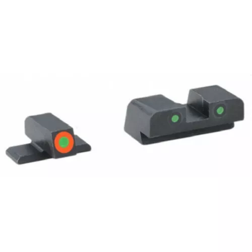 AmeriGlo SG448 Spartan Operator Night Sight Sig P320 Green Tritium W/Orange Outl