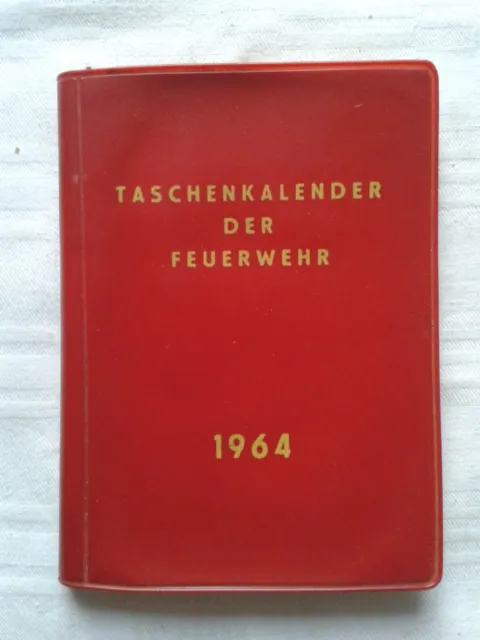 Taschenkalender der Feuerwehr 1964 DDR-Kalender
