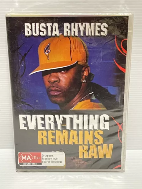 Busta Rhymes - Everything Remains Raw  DVD (Rare) Brand New + Sealed Music MA15+