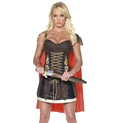 Costume Da Gladiatore Romano Per Bambino – Con Mantello, Paraspalle E Schinieri, Per Halloween E Carnevale - 2