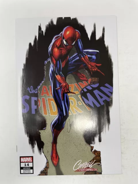 Amazing Spider-Man #14 J Scott Campbell Variant Exclusive Cover A Marvel Comics