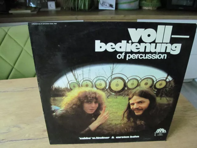 Vollbedienung Of Percussion-Lindner & Bohn-German 1974 Green Brain 1047--Topp !