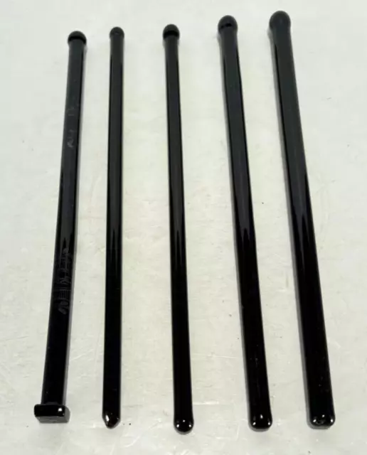 5 Black Vintage Mcm Glass Cocktail Stir Swizzle Sticks 1 Grand Central Terminal