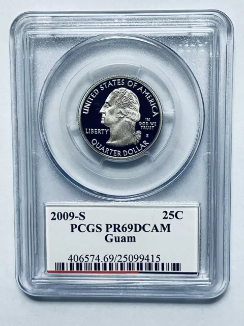 2009-S Guam Territorial Quarter PCGS PR69DCAM