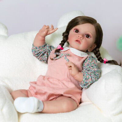 Bambole rinate bambina realistiche bambino bambino morbido tessuto corpo bambini regali