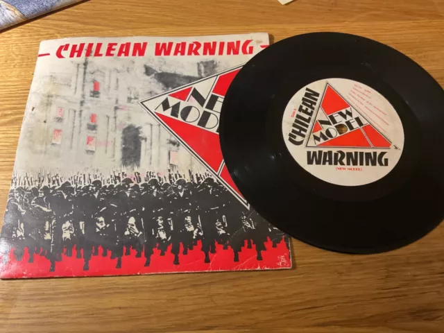 New Model 7" vinyl single record Chilean Warning 1983 UK MRC001 Free Postage