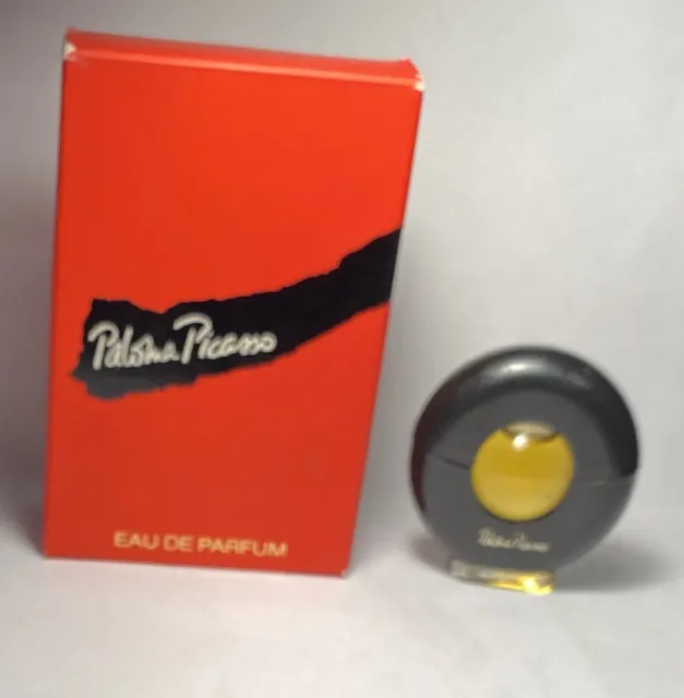 Miniature de parfum Paloma Picasso EDP 4 ml manque calage intérieur boite