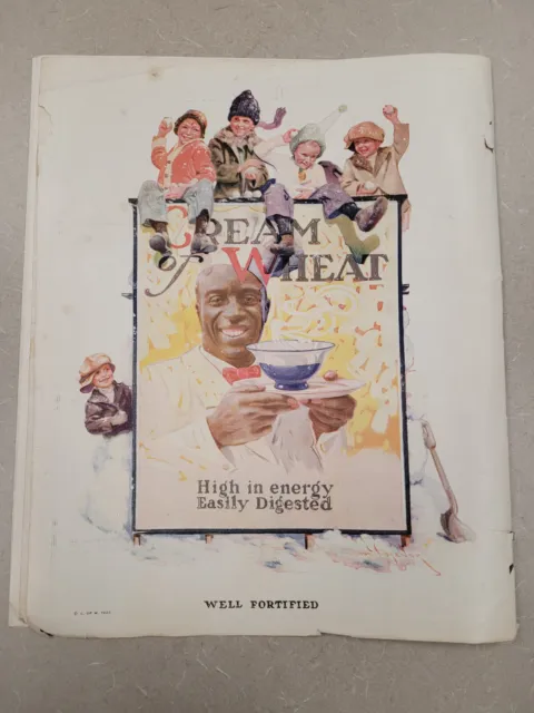 VTG 1924 Orig Magazine Ad Cream of Wheat Cereal High Energy Easily Digested