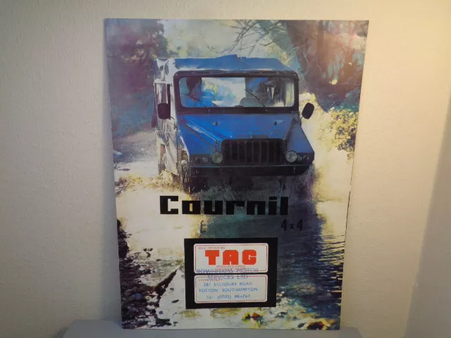 Vintage Cournil 4X4 Sales Brochure Mint Condition