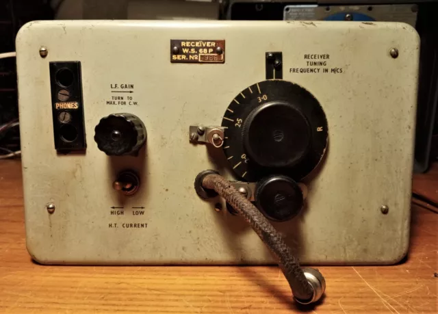 WIRELESS SET68P - WS68P receiver WWII Ricevitore