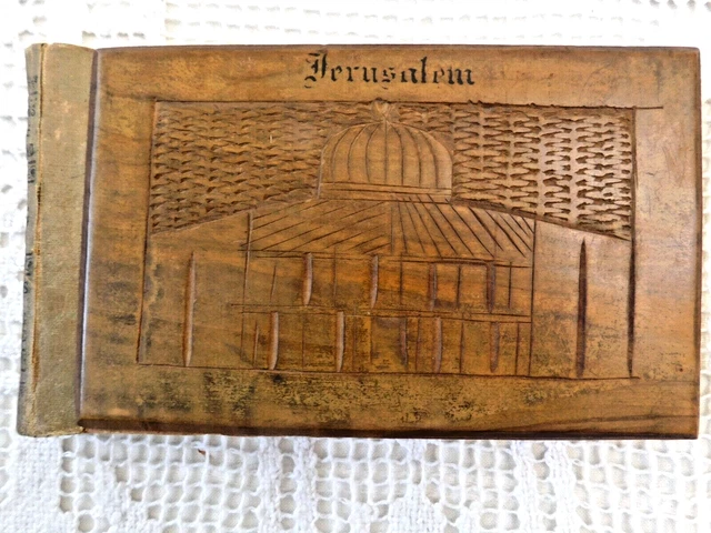 Wood Cover Book, Jerusalem Flowers of the Holy Land