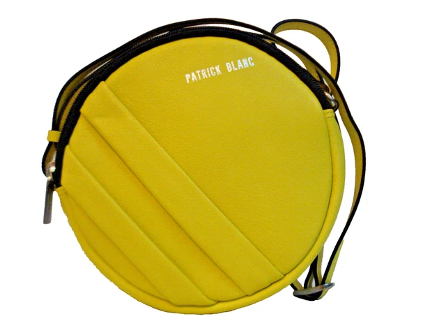 Sac Besace Artisanal Patrick BLANC Coloré Bandoulière - Très Bon État - Taille Moyenne