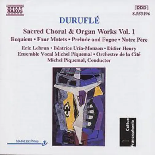 Yves Rousseau Sacred choral & Organ Works Vol.1 (CD) Album