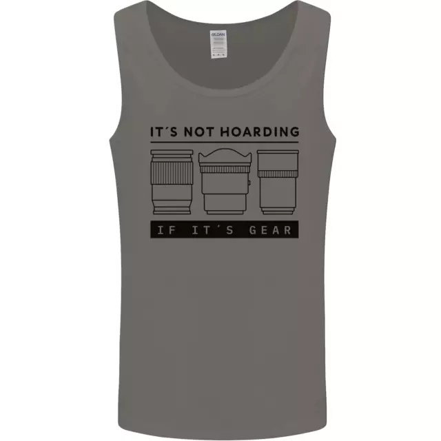 Not Hoarding Photography Photographer Camera Mens Vest Tank Top