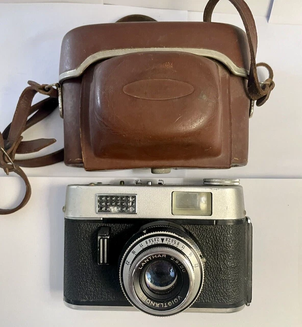 Macchina Fotografica  Vitoret D  Vintage  Non Testata  Custodia In Pelle