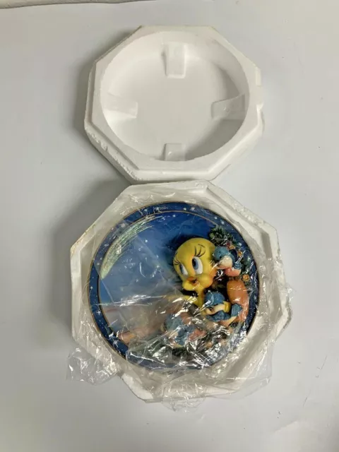 NEW 1998 Bradford Exchange ~ Wishing on a Star ~ Tweety LE 3D Hanging Plate