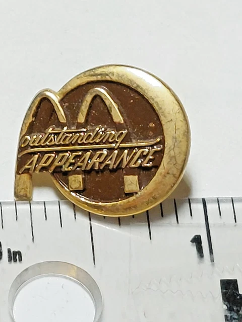 McDonald's OUTSTANDING APPEARANCE Lapel Pin (041223)