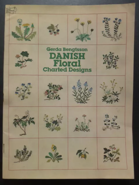 DANISH FLORAL Charted Designs by GERDA BENGTSSON - Embroidery patterns