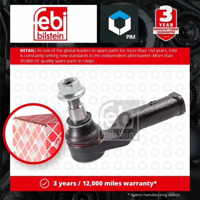 Tie / Track Rod End fits LAND ROVER FREELANDER L359 Right 2.0 2.2D 06 to 14 Febi