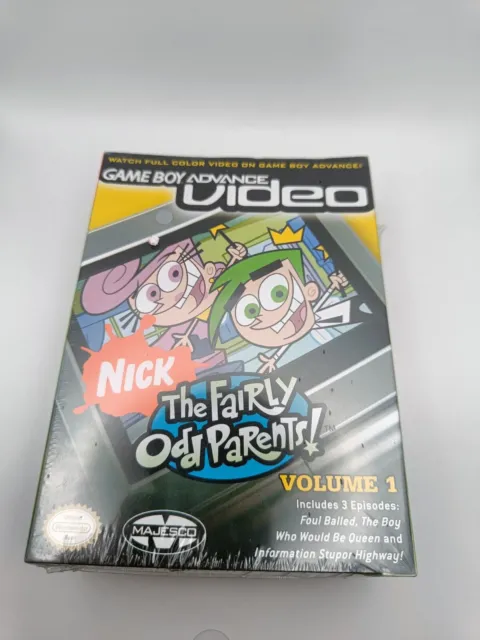 Game Boy Advance Video: The Fairly OddParents, Vol. 1 Nintendo Sealed