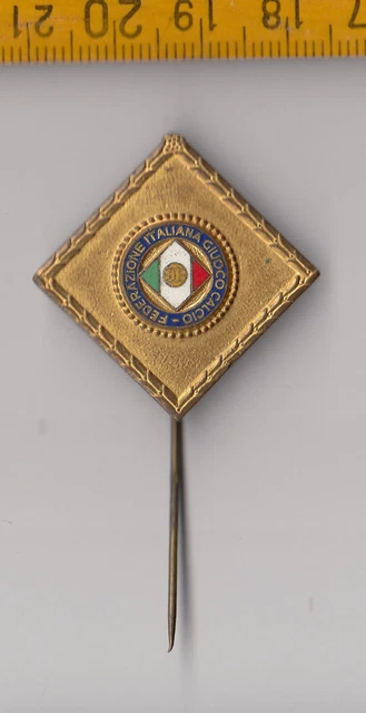 FIGC Italy Football Federation Association pin badge logo Uefa Junior Tournoi
