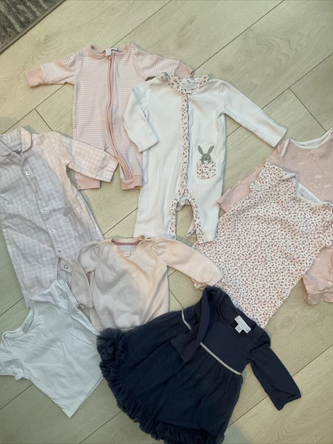 Little White Company baby girl clothes bundle size newborn 0-3 months