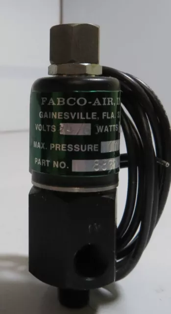 Fabco Air 883-G-3-24VDC 60PSI Pneumatic Solenoid Valve Compact Air Module NEW