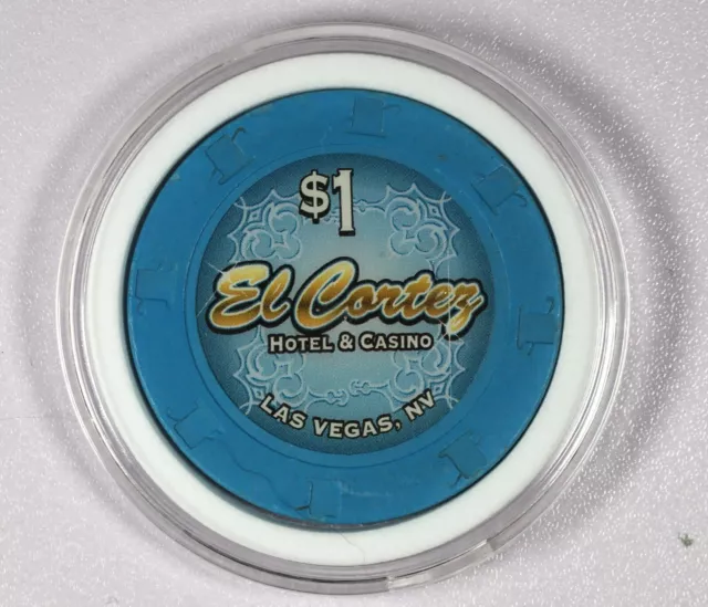 El Cortez Las Vegas Casino Chip $1 Vintage Gaming