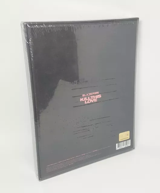 BLACKPINK 2. Mini Album [KILL THIS LOVE] SCHWARZ Ver CD + Buch + Karte + Text + Aufkleber 3