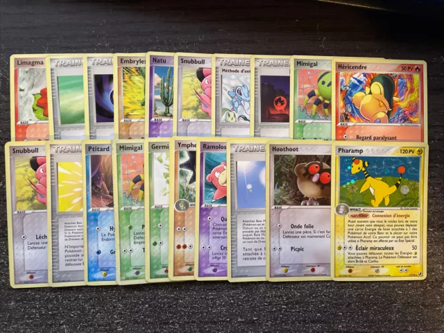 Lot 20 Pokemon Cards Ex Hidden Forces Cos/Uncos/Rev/Holos Ex Block Used