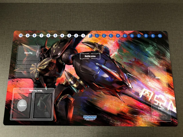 thumbnail image 2 of Digimon DTCG SkullGreymon Playmat – Official Size TCG Mat With Free Storage Tube 2 of 4