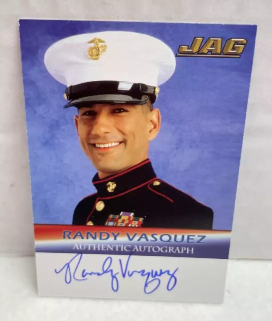 JAG TV Series Randy Vasquez Personally Autographed Trading Card Rittenhouse 2006