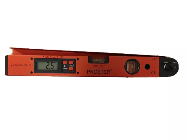 Proster 0~225° Electronic Digital Angle Finder Gauge Protractor Inclinometer