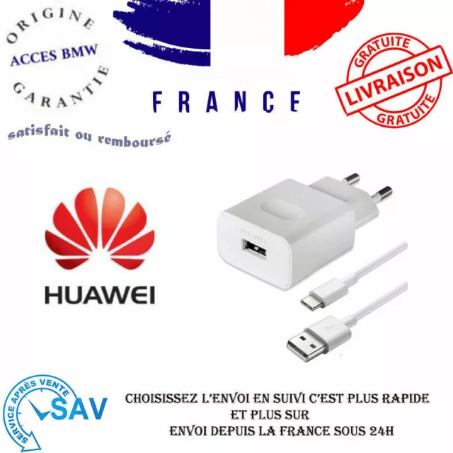 HUAWEI CHARGEUR ORIGINAL avec Câble Usb C EUR 19,99 - PicClick FR