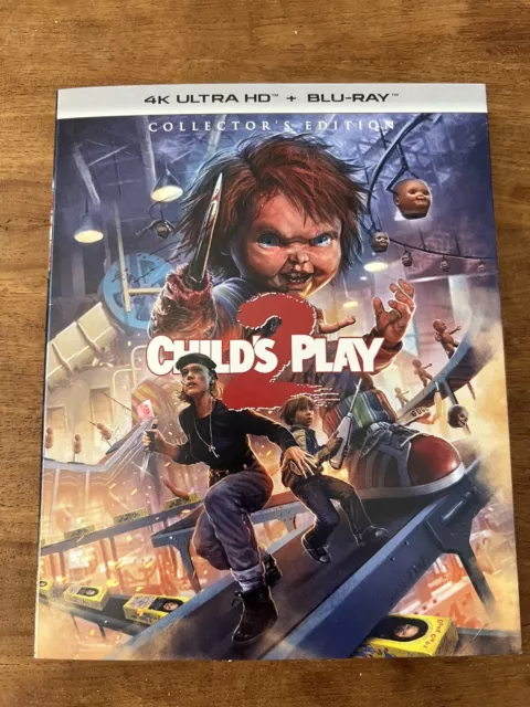 Child’s Play 2 4k + Bluray With Alternate Exclusive Slipcover Scream Factory