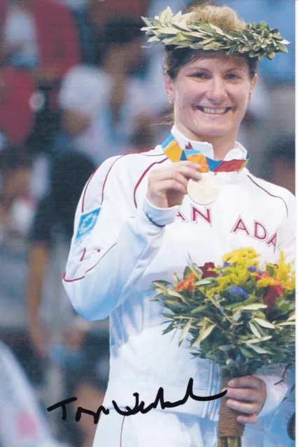 Tonya VERBEEK- CAN - Ringen - Olympia 2.OS Silber 2004 Foto signiert